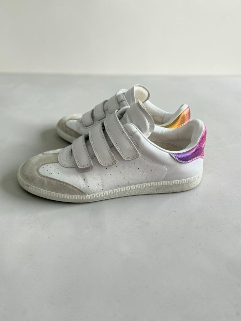 ISABEL MARANT White Leather LowTop Sneakers Size 30 / US 10